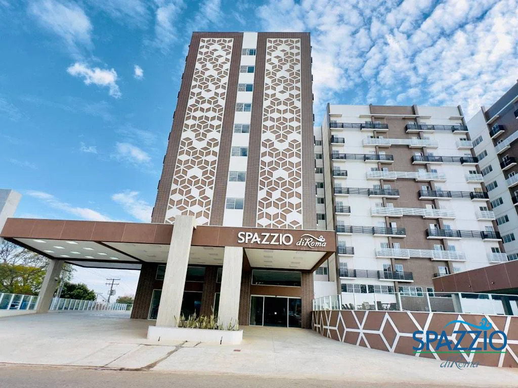 Fachada e portaria do Spazzio diRoma em Caldas Novas