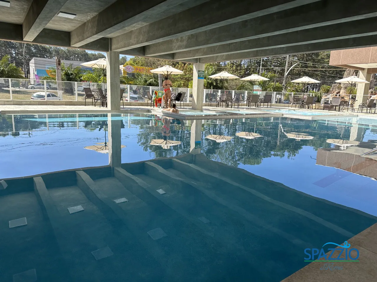 Piscina termal coberta do Spazzio diRoma