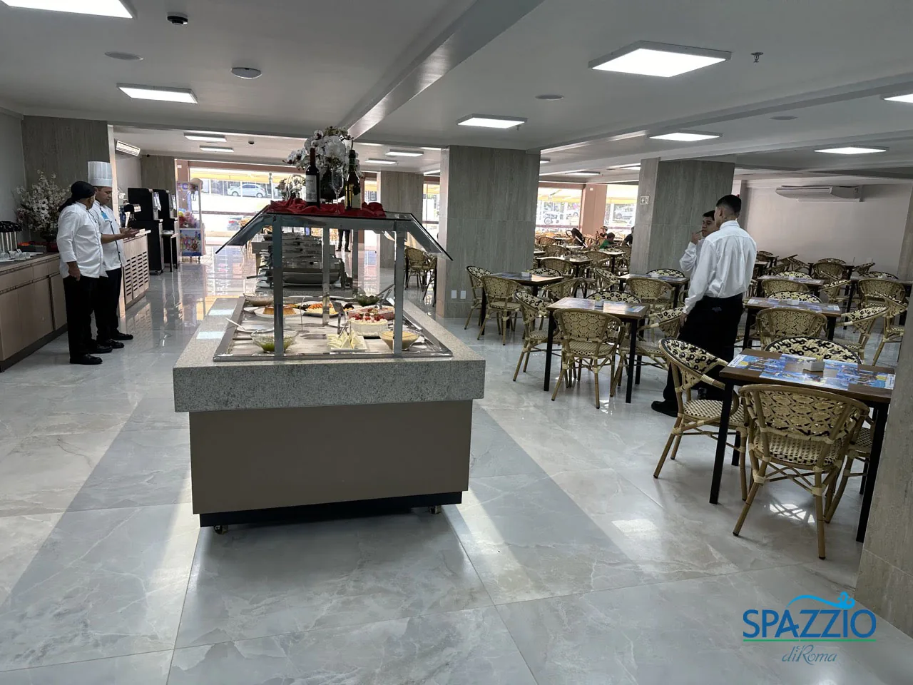 Restaurante e café da manhã do Spazzio diRoma