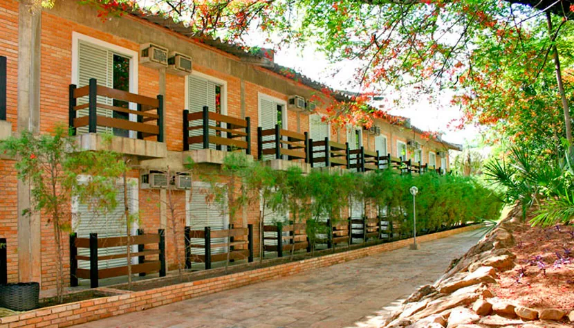 Apartamentos do diRoma Thermas em meio à natureza
