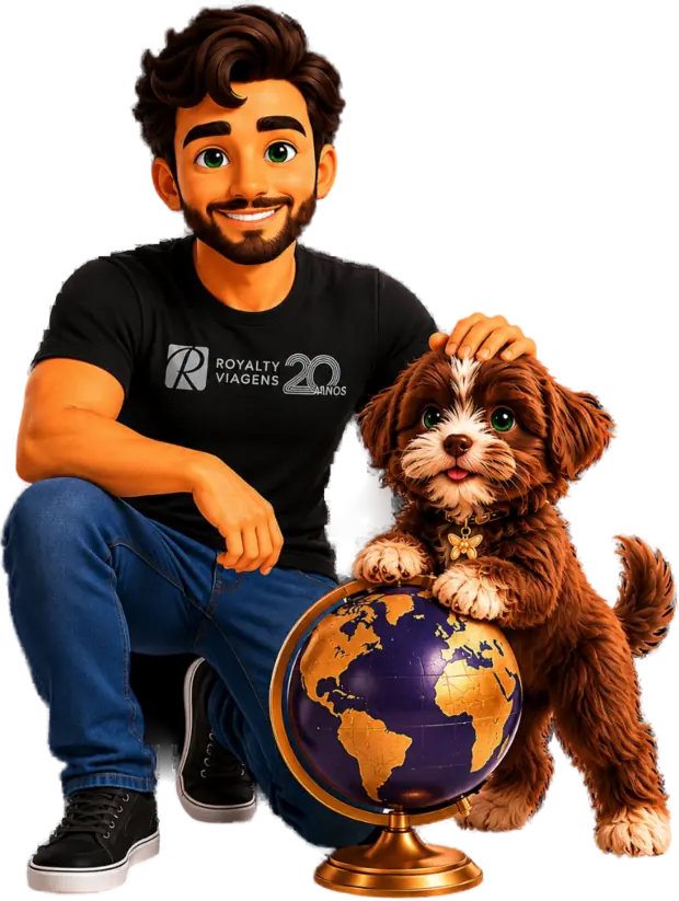 Mascote Royalty Viagens 20 anos