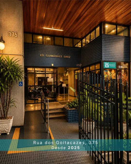 Royalty Viagens - Rua dos Goitacazes, 375, desde 2025