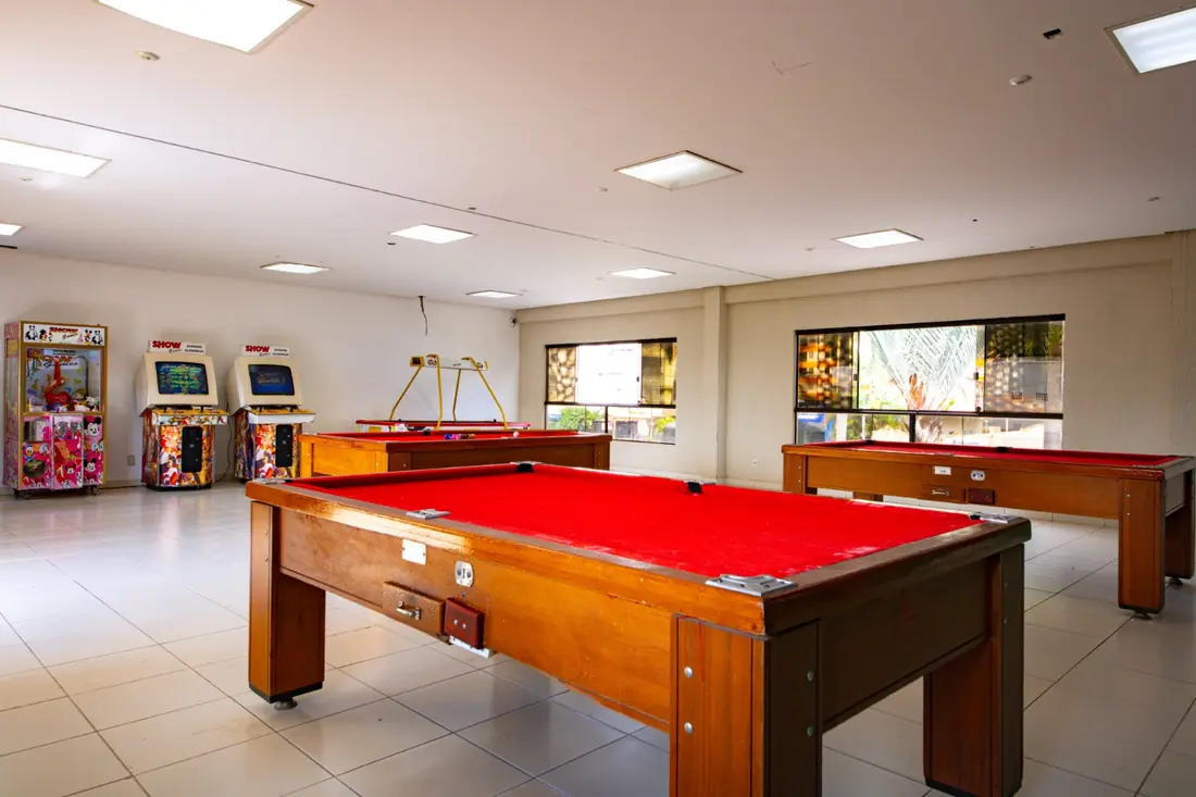 Sala de jogos do Boulevard Suíte Hotel