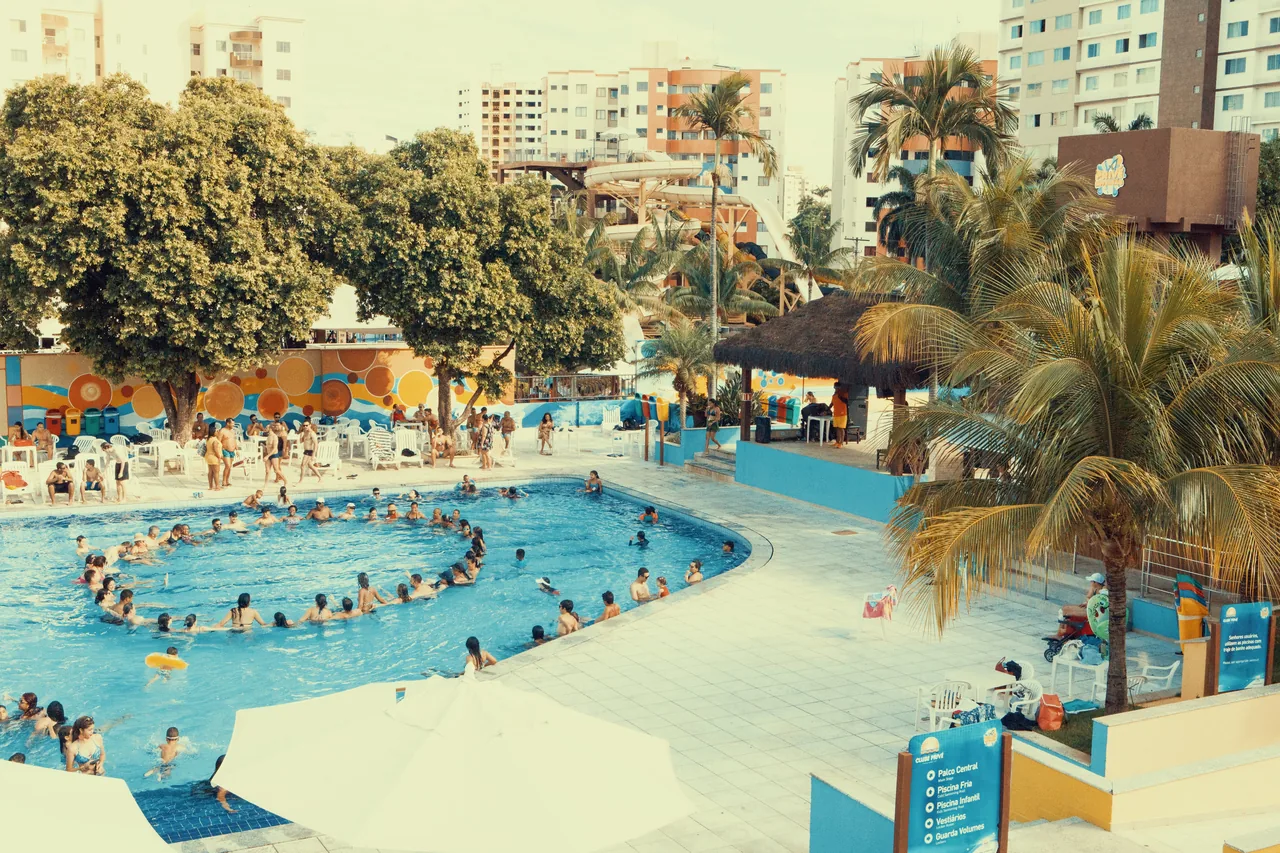 Piscina termal do Clube Privé