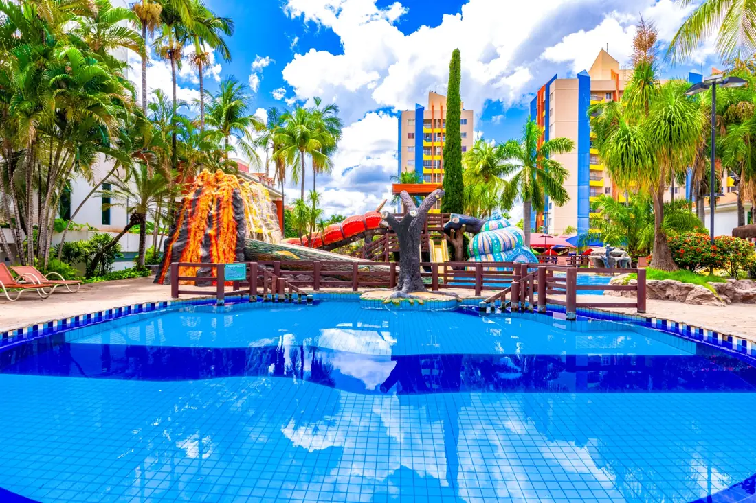 Parque aquático infantil do Termas Privé