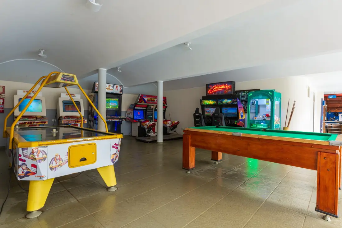 Sala de jogos do Termas Privé